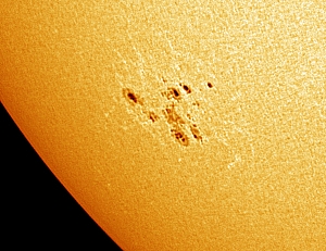 Observing Report 21st July 2010 (Sunspots in Active Region 1089 – Session 1)